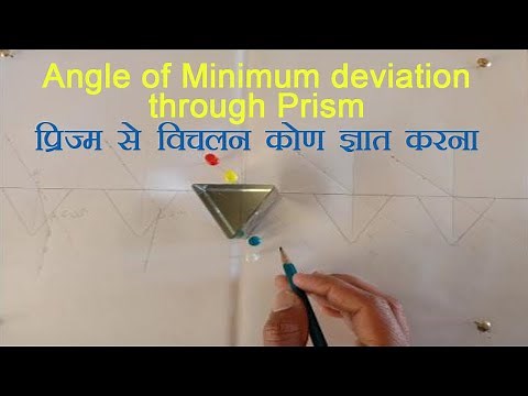 prism experiment class -12th।। Physics practical by study circle 24 Path of refracted light thought