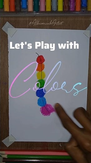 🌈 Beaitiful Rainbow Feather Art Idea 🪶 | Quick & Easy for beginners |Colorful Pastel Drawing #shorts