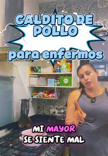 Caldito de pollo de la abuela Chely — receta reconfortante