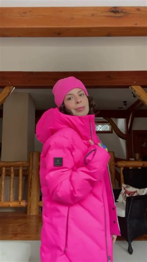 Ready for the snow wearing “waves” neon and dark blue bodysuit