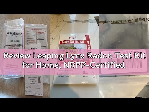Review Leaping Lynx Radon Test Kit for Home, NRPP-Certified Results in 3-5 Days - EPA Approved Short