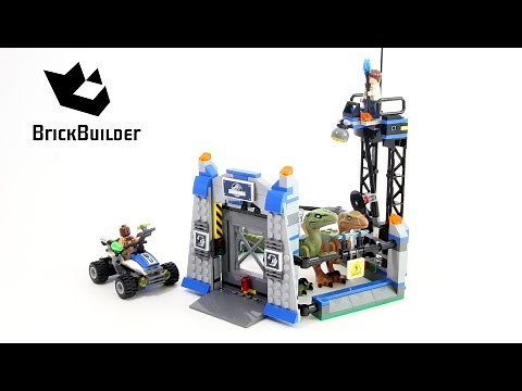 Lego Jurassic World 75920 Raptor Escape - Lego Speed Build
