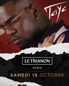 Mon PREMIER concert. À la maison. Le 19 Octobre. Le monde ENTIER y est invité. 🥀🌍 BILLETTERIE DANS MA BIO. 👻Tay.kee | Tayc