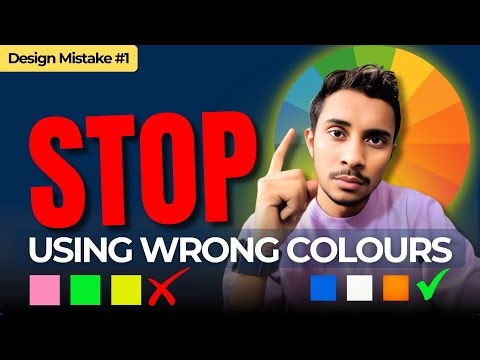 STOP Using Wrong Colours | Graphic Design Mistake #1 (Live Poster Demo)