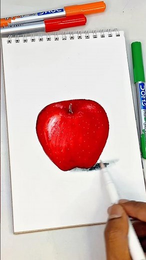 Apple | Apple Drawing | Easy Apple Drawing #drawing #shorts