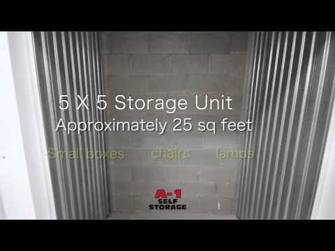 5x5 Storage Unit - A-1 Self Storage