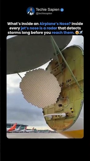Inside an Airplane’s Nose: Storm-Spotting Radar! 🤯