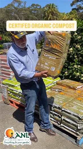 Give your garden the good stuff 🌱 ANL’s Certified Organic Compost. Made to the Australian Standard and NASAA Certified Organics Standard. Available in bulk or bags at your local ANL! #OrganicCompost #AustralianStandard #NASAACertified #HealthySoil #SoilLife | Australian Native Landscapes ANL