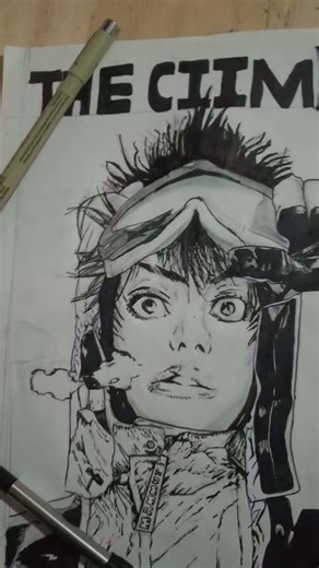 drawing the climber #theclimber #drawing #manga