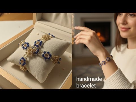 Stylish beads bracelet making ideas: Beads Jewelry Making: creative shabnam