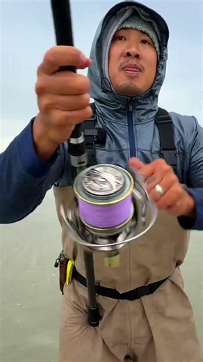 Big fish in the surf? Let the rod do the work! 🎣🔥🌊