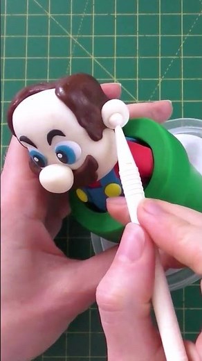 Super Mario Bros cake topper tutorial #shorts
