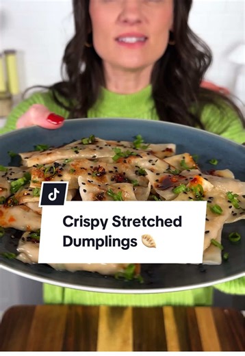 Crispy Stretched Dumplings Recipe with Pork Filling