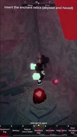 how to get rod of the depths in fisch (needed: 750k 1 abyssal relic 1 hexed relic) #fisch