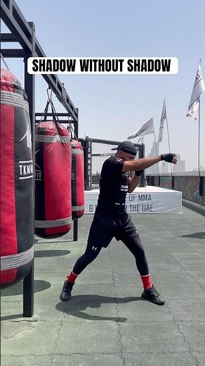 Shadow Boxing without Shadow🥷🏿🥊 #boxing #boxeanglaise #boxe #dubai #boxingtraining