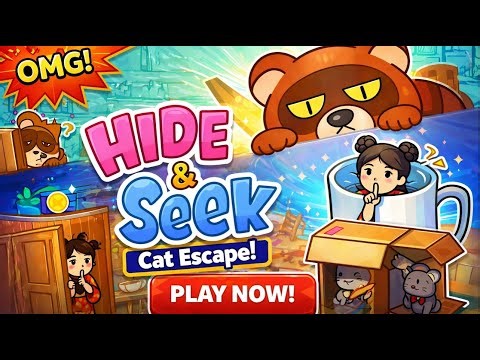 Ultimate Hide&Seek Cat escape #Subscribe