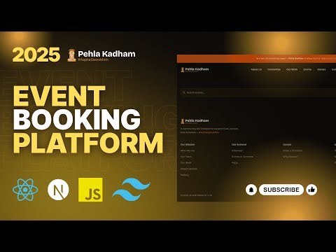 🔴 LIVE | Build a Full-Stack Event Booking Platform #live #nextjs #reactjs