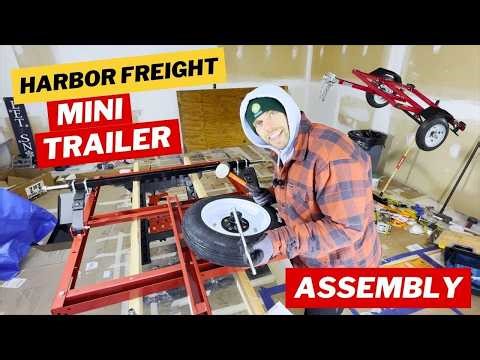 How To Build The Harbor Freight Mini Utility Trailer From Haul Master