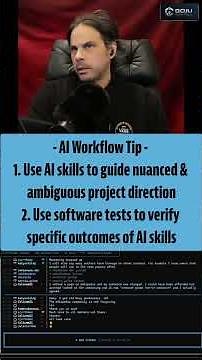 AI Workflow: software tests are principally important to reliability of AIs & their skills