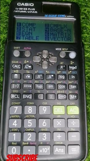 How to show QR code on scientific calculator display. Model :Casio fx-991esplus#calculator #science