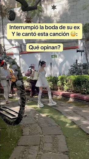 Germaine Valentina canta en la boda de su ex, es viral con Que Vivan Los Novios #musica #noticias