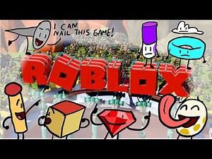 Roblox INVASION by the BFDI characters GANG (Cary and Katherine) (PART 1)