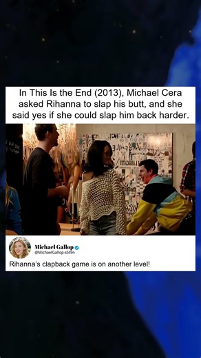 Michael Cera and Rihanna's Funny "This Is the End" Scene