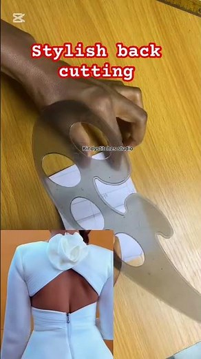 How to cut the trending stylish back #diysewing #sewingtutorial