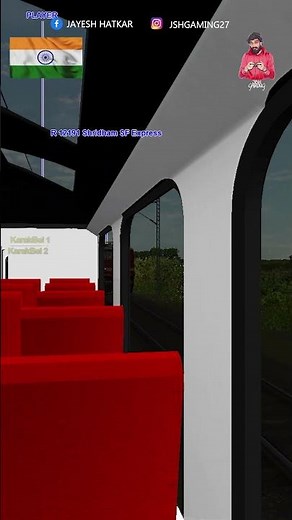 12159 cross 12191 shridham SF exp #shorts #train #msts