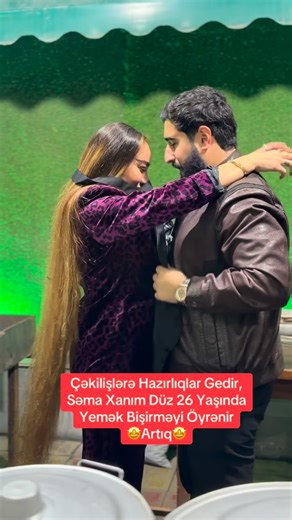 Məmməd Cavadov on Instagram: "Axırki Öyrənir Yemək Bişirməyi🤩 @_semaofficial_ @sabina_music__ @by_mecid_sou 👍"