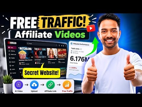 Free Video Sharing Website for Affiliate Marketing | AI Product Videos + Free Traffic Tutorial