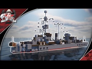Minecraft: WW2 Z46 | Type 1936C-Class Destroyer Tutorial