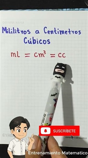 How to convert MILLILITERS to CUBIC CENTIMETERS #shorts #mathematics Convert ML to CC or ml to c3