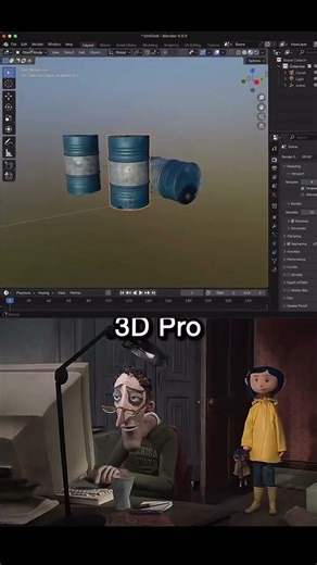 How can the distortion object in Blender🤔#blender #blendertutorial #modelingtips #blender3d #cgthink