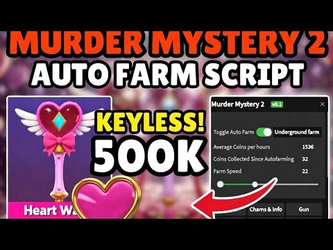 Murder Mystery 2 script | Auto farm | Esp| Aimbot Murder | Support all executors