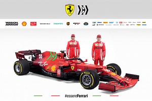 Watch: Ferrari unveil their SF21 car for the 2021 season
