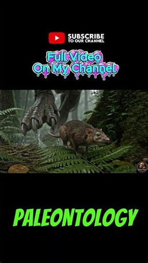 Were Early Mammals Just Dinosaur Snacks 🦖🐀 #evolution #prehistoriclife#pov