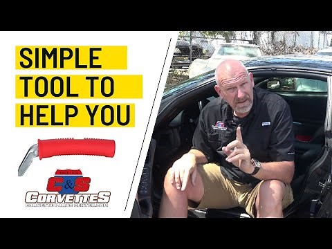 Simple tool to help you in and out of your C5