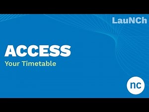 LauNCh - Reading and Understanding Your Timetable