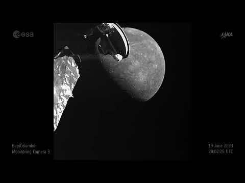 BepiColombo spacecraft flies by Mercury in stunning time-lapse