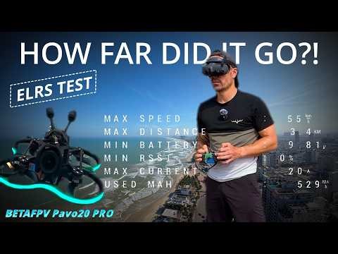 BetaFPV Pavo20 Pro ELRS Range Test in Da Nang 🇻🇳 – Stock vs Dipole