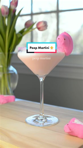 Delicious Peep Martini Recipe for Easter Cocktails