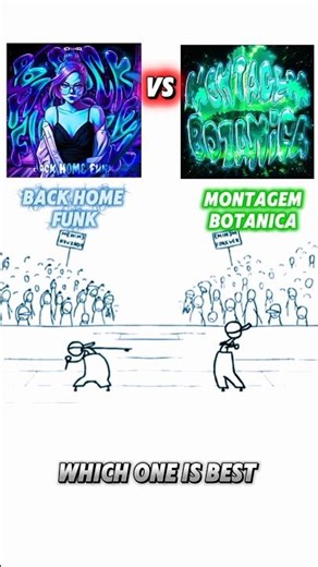 Montagem Botanica VS Back Home Funk WHICH ONE IS BEST" | Phonk Concert | Stickman Rap Battle #phonk​