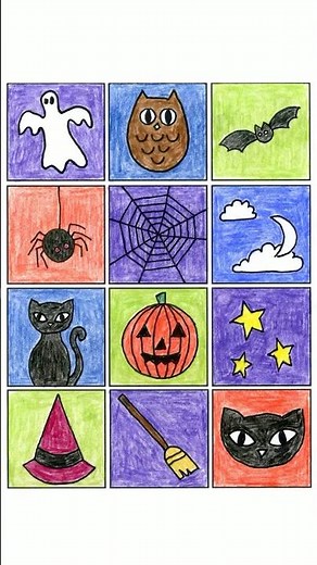 How to Draw Halloween Things #drawingtutorial
