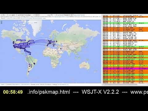 FT-8 - WSJT-X Live PSK Reporter