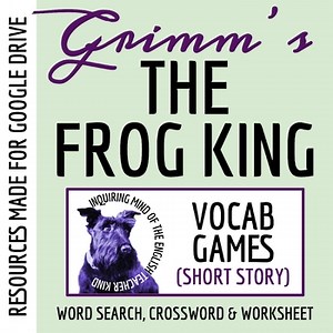 "The Frog King" by the Brothers Grimm Vocabulary Activities | Crossword | Google