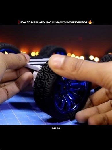 DIY Arduino Human Following Robot 🏃‍♂️💨 | 100% Working Project! 🚀#HumanFollowingRobot