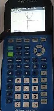 2de trouver le minimum d'une fonction à l'aide de la calculatrice TI 82 83