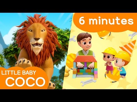 [Littlebaby COCO] 6 minutes | Preschool Song🎶 | Toy House | Lion Song | Nursery Rhymes