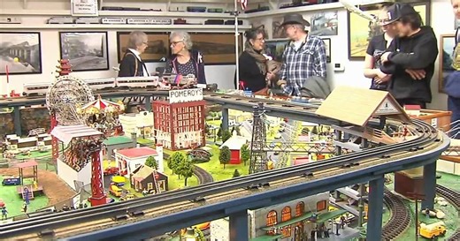 Reading landmarks recreated in miniature at Berks Co. retirement community train room
